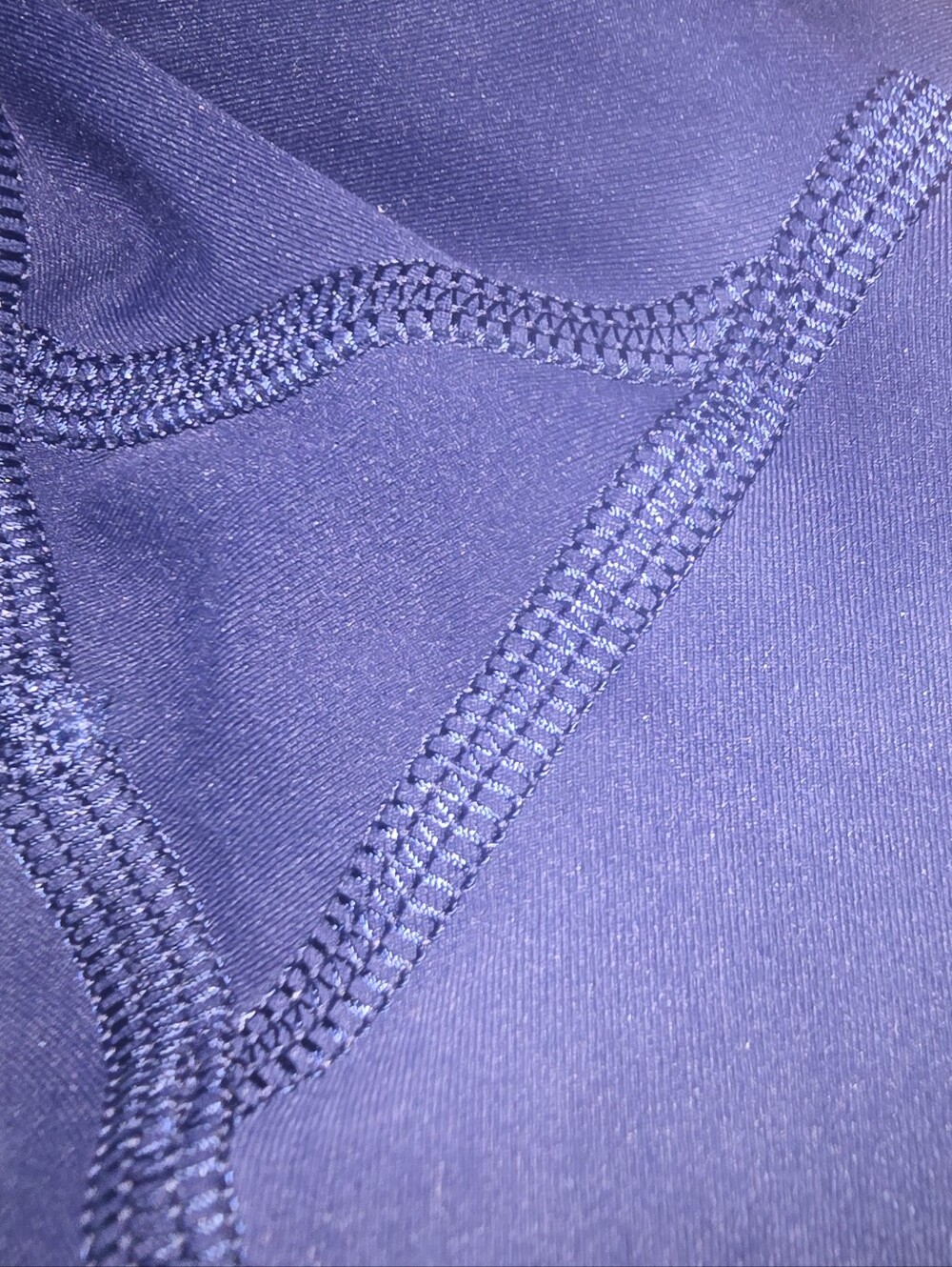 Lululemon Wunder Train High-Rise Diamond Dye Naval Blue Cropped Leggings Size: 2 - Picture 9 of 13